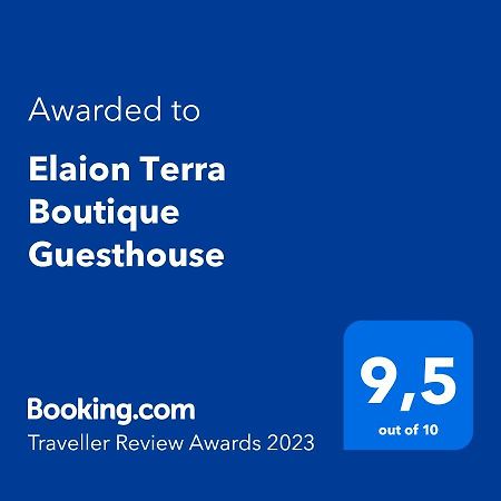 Elaion Terra Boutique Guesthouse Theologos  外观 照片